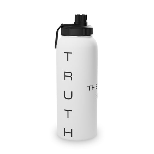 BLACK TRUTH Stainless Steel Water Bottle, Sports Lid